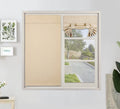 Pi Blackout Door Curtain,Privacy Thermal Insulated French Door Curtain For Glass Door/Classroom/Sliding Door/Tie Up Shade 1 Panel (W30Xl40,Beige)