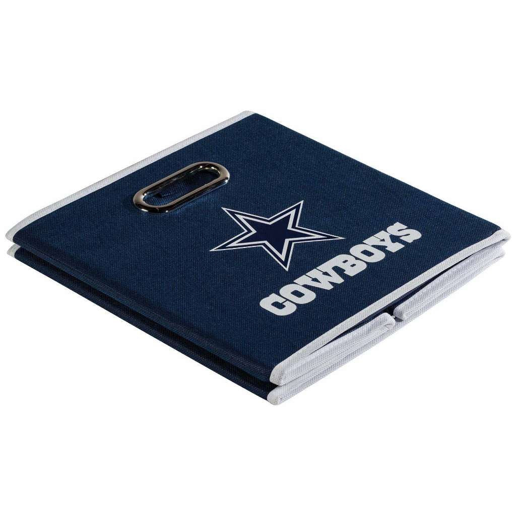 Franklin Sports Nfl Dallas Cowboys Collapsible Storage Bin Nfl Folding Cube Storage Container Fits Bin Organizers Fabric Nfl Tea