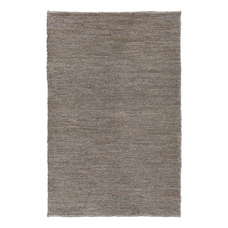 Kosas Home Zandra 60 x 96 Transitional Jute Fabric Area Rug in Gray