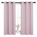 NICETOWN Room Darkening Curtain Panels for Girls Room, Nursery Essential Thermal Insulated Grommet Drapes for Small Window (Baby