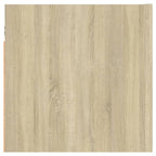 vidaXL Wall Mounted TV Cabinet Sonoma Oak 12"x11.8"x11.8"
