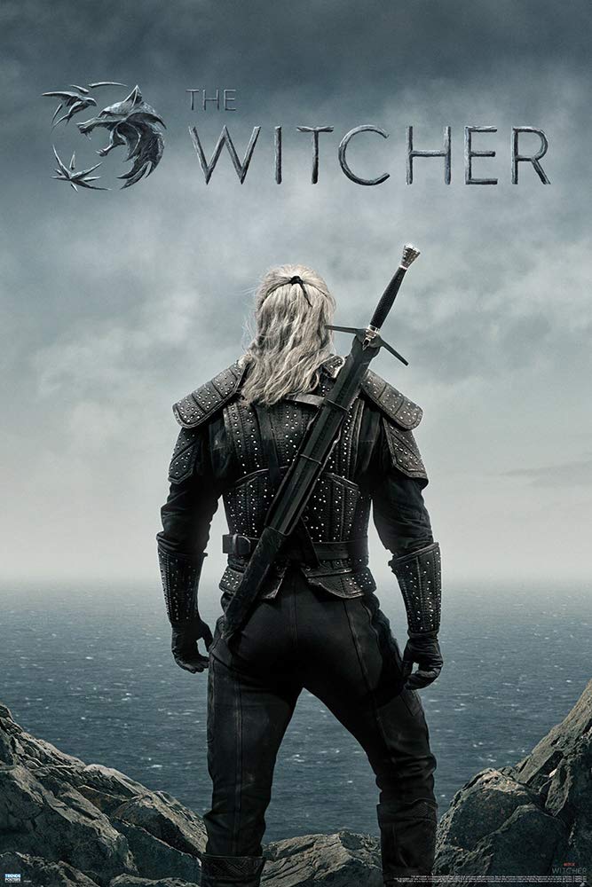 POSTER STOP ONLINE The Witcher - Netflix TV Show Poster (Teaser - Geralt Of Rivia - Ocean) (Size 24 x 36)