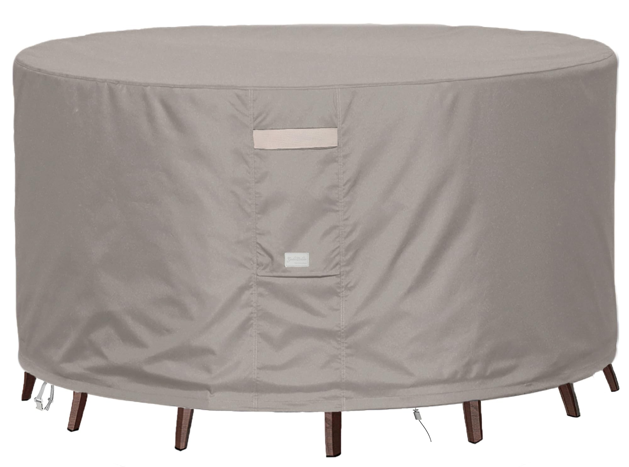 Garden Balsam Heavy Duty Waterproof Patio Furniture Covers,Fade Resistant Round Outdoor Table And Chair Covers Round 76'Diax28'