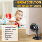 Door Stoppers Magnetic Door Stop 2 Pack- N45 Strong Magnetic Door Catch Keep Door Open Heavy Duty Door Holder For Bottom Top Of