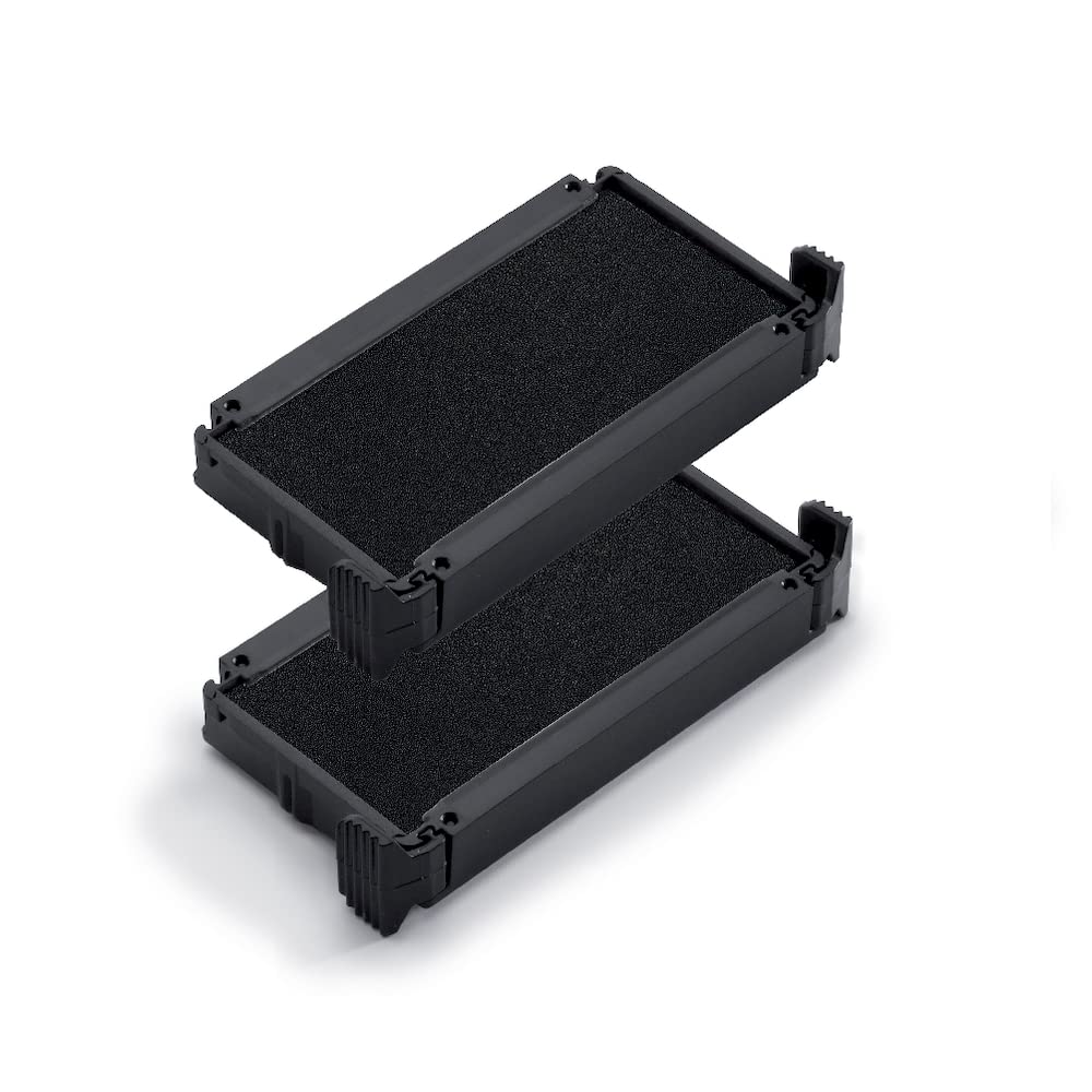 Trodat Replacement Ink Pads 6/4910 - Pack Of 2 - Black Ink - For The Printy 4910 And 4810