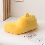 A Nice Night Faux Fur Reading Pillow Bed Wedge Large Adult Children Backrest With Arms Back Support For Sitting Up In Bed/Couch