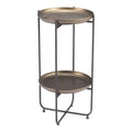 Zuo Bronson Accent Table Bronze