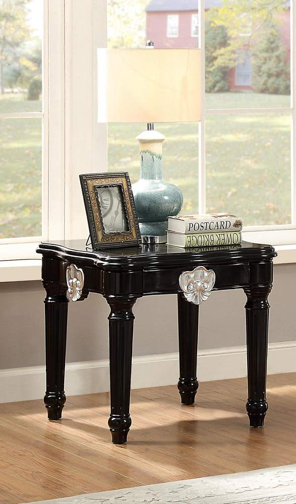 ACME Furniture Square Wood End Table - Thumbnail 2