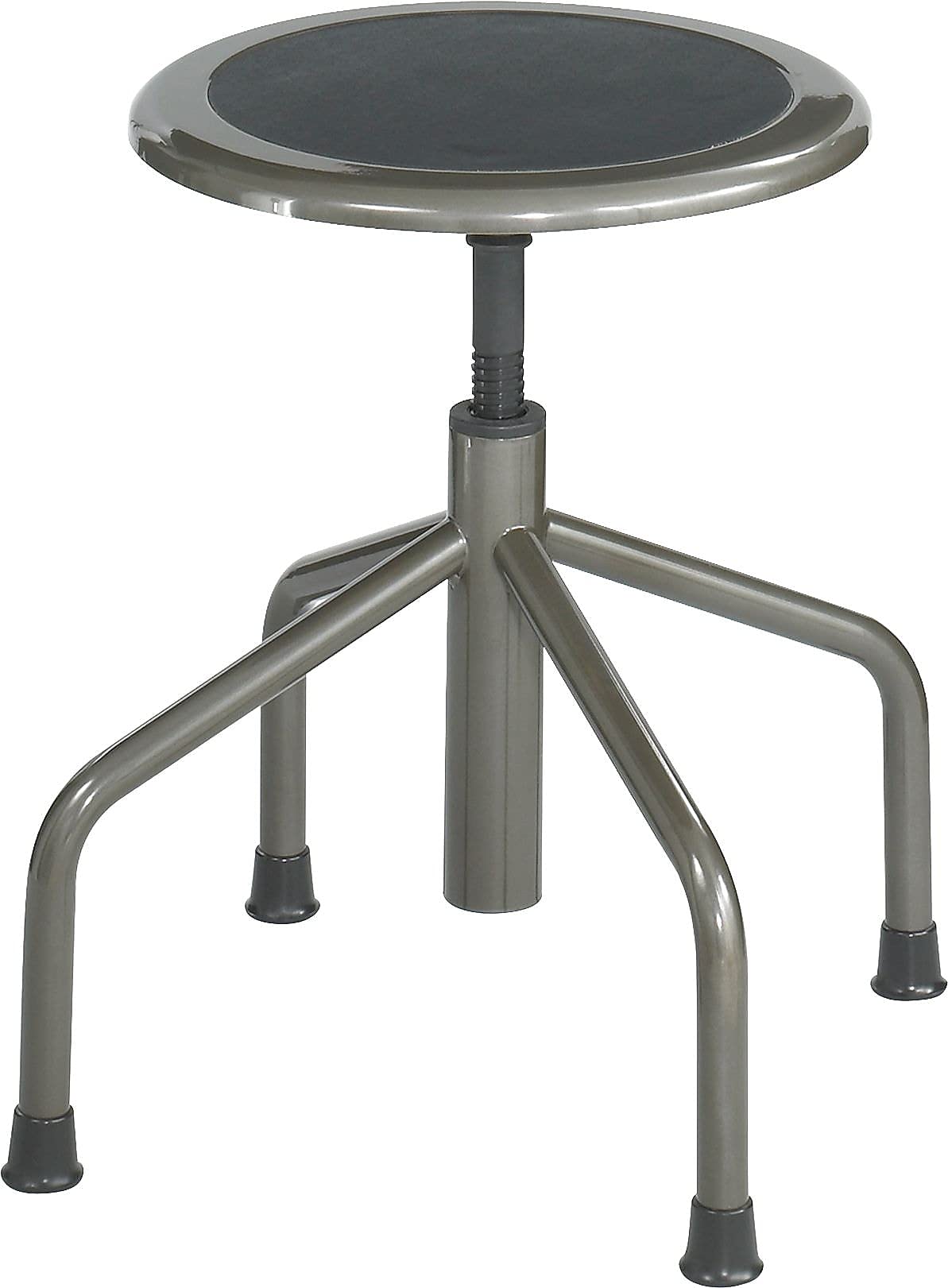 Safco Products 6669 Diesel Low Base Stool Without Back, Pewter