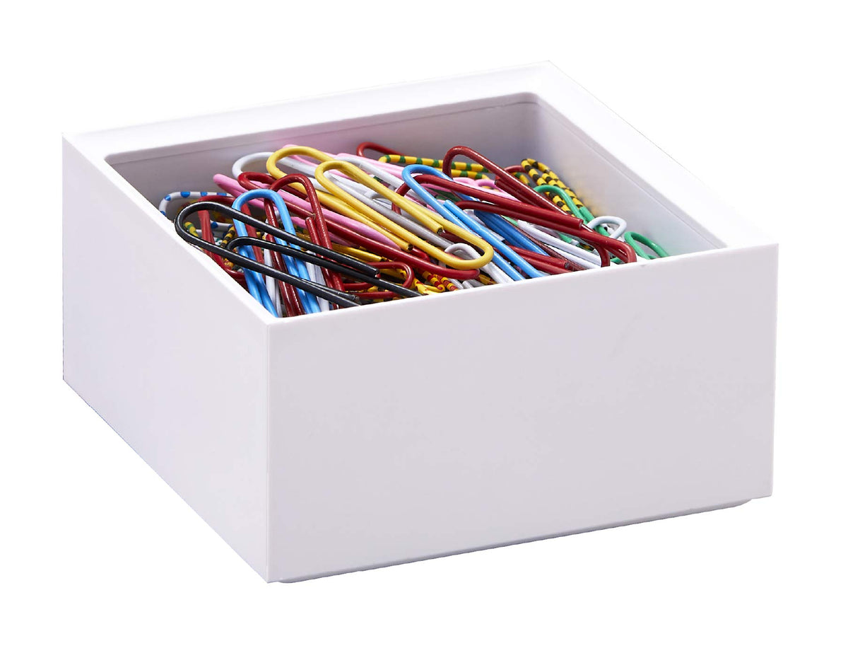 Bostitch Office Konnect Desk Organizer Accessory Tray, Stacks For Desktop Storage, White