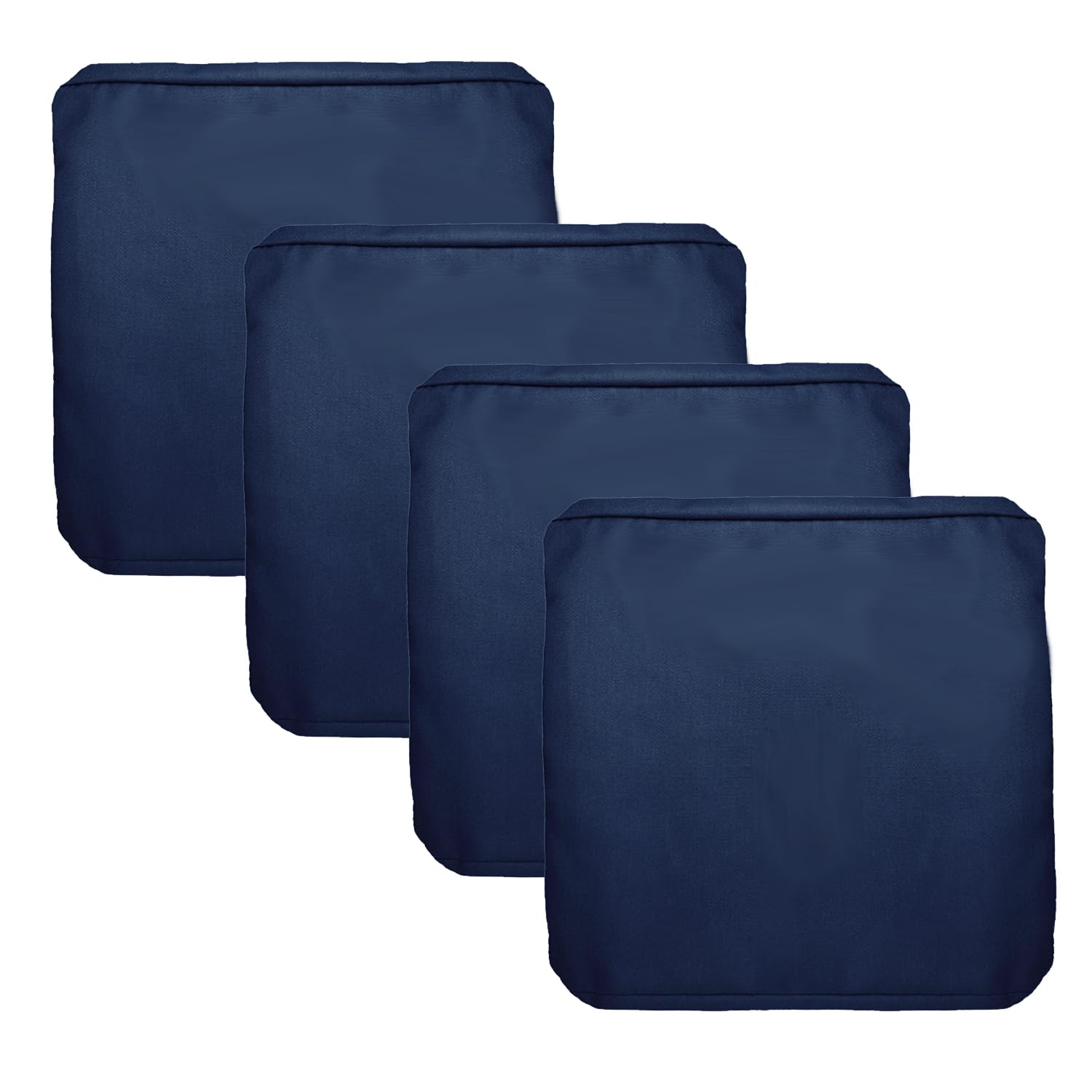 Flymei Patio Cushion Covers 25X25X5 Waterproof Outdoor Cushion Cover Replacement 4Packs Outdoor Seat Cushion Slipcover For Ratta