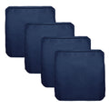 Flymei Patio Cushion Covers 25X25X5 Waterproof Outdoor Cushion Cover Replacement 4Packs Outdoor Seat Cushion Slipcover For Ratta