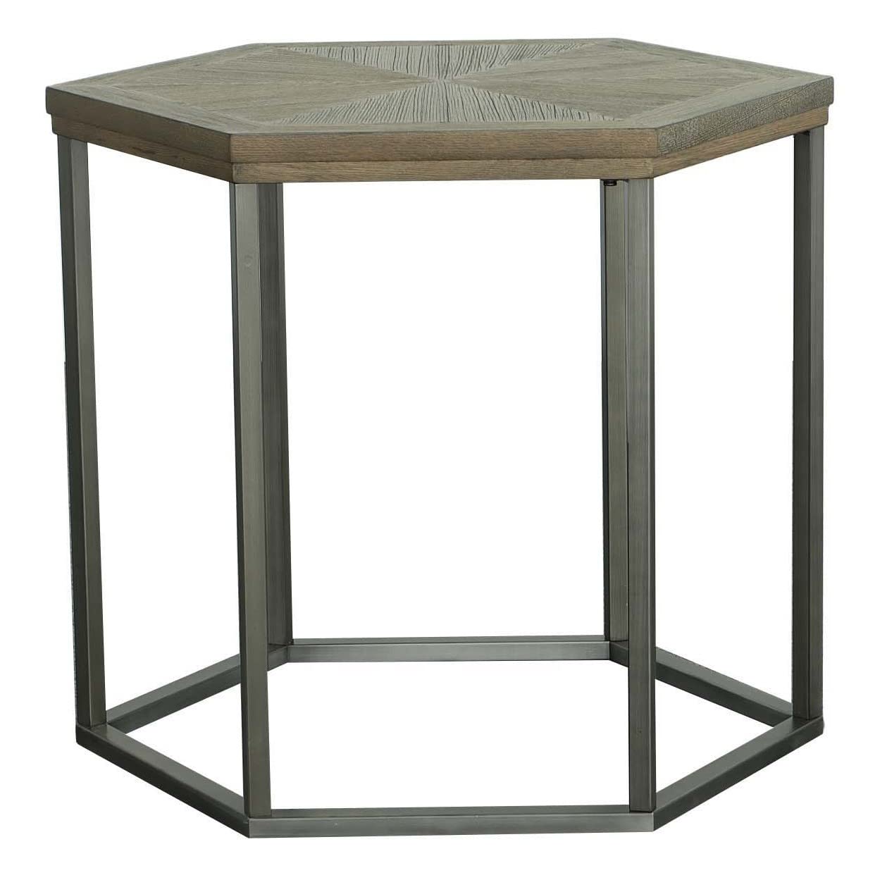 Progressive Furniture Adison Cove Hexagon End Table Ash Blonde