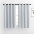 Nicetown Room Darkening Curtains For Living Room - Window Treatment Thermal Insulated Grommet Room Darkening Panels/Drapes For B