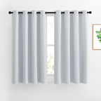 Nicetown Room Darkening Curtains For Living Room - Window Treatment Thermal Insulated Grommet Room Darkening Panels/Drapes For B