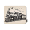 Mugod Train Mouse Pad Steam Locomotive Transport Railroad Railway Trip Vintage Grey Mouse Mat Non-Slip Rubber Base Mousepad For