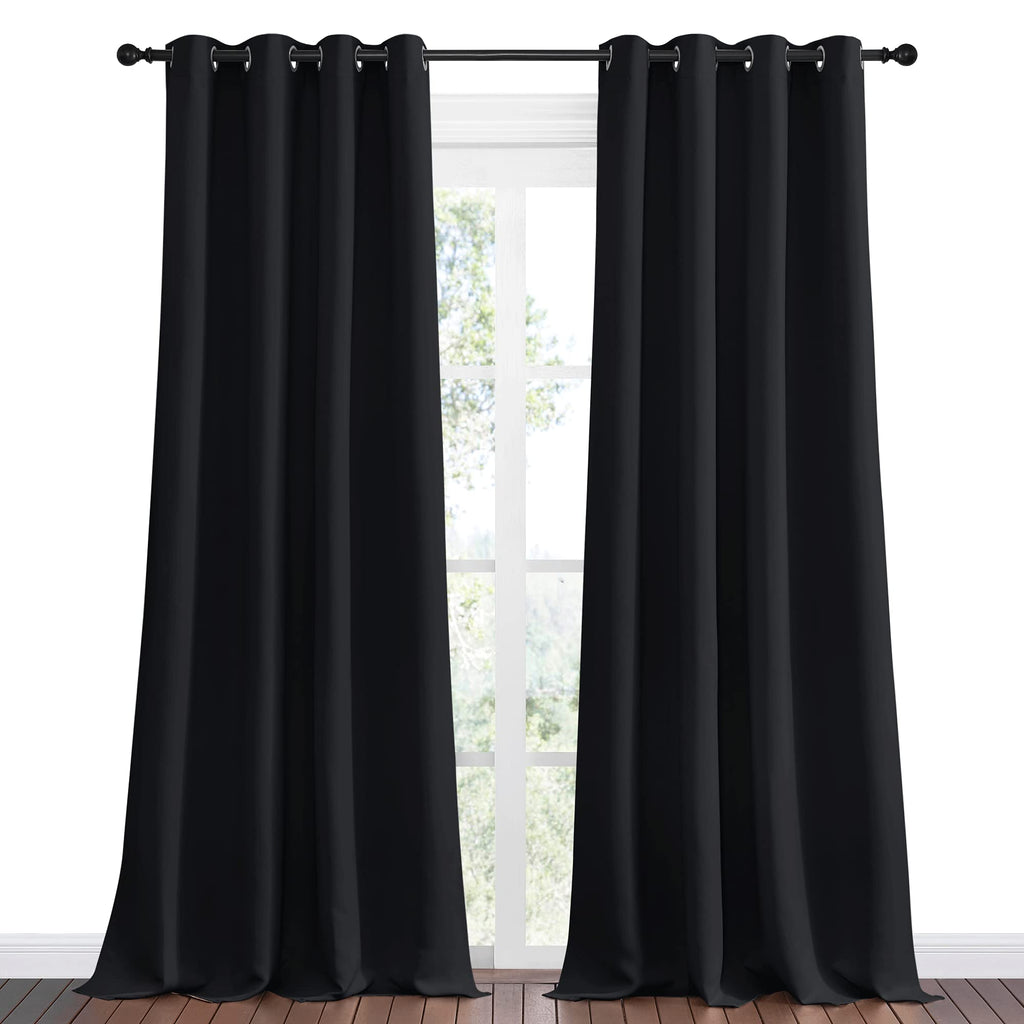 Nicetown Halloween Patio Blackout Curtain Shades - Summer Home Decoration Thermal Insulated Grommet Blackout Draperies/Drapes Fo