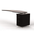 Safco Medina Desk, Mocha Laminate