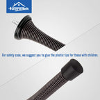 Homotek 30 Pack Oil Rubbed Bronze Spring Door Stops,3-1/8    Heavy Duty Door Stop - Flexible Spring Door Stopper With Low Mounte