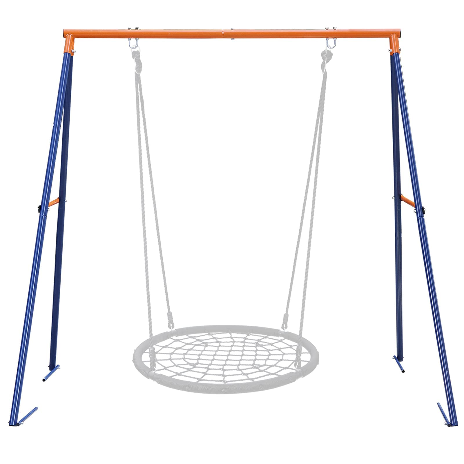 Super Deal Swing Stand A Frame Heavy Duty Extra Large Full Steel Stand With Ground Stakes For Saucer Swing Chair Swing Web Swing