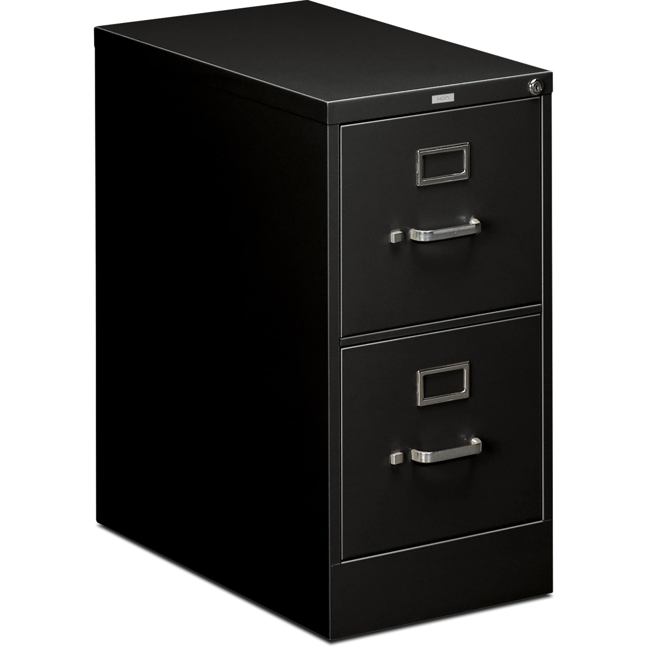 HON Two-Drawer Filing Cabinet- 510 Series Full Suspension Letter File Cabinet, 29 by 15-inch, Black (H512)