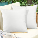 Otostar Pack Of 4 Outdoor Waterproof Throw Pillow Covers Decorative Pillow Covers Square Patio Balcony Pillowcases Cushion Case