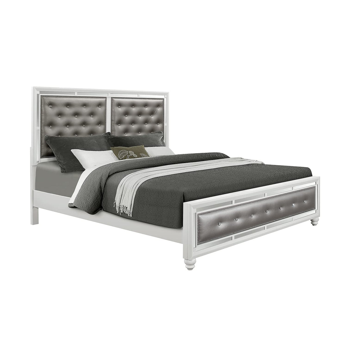 Global Furniture Usa Kb Mackenzie, King Bed, White