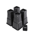 Bed Risers, Oversized Furniture Risers, 1/2/3/4/5/6/7/8/9/10 Inches Adjustable Raise Blocks For Bed Couch Desk Sofa Table Lifts,