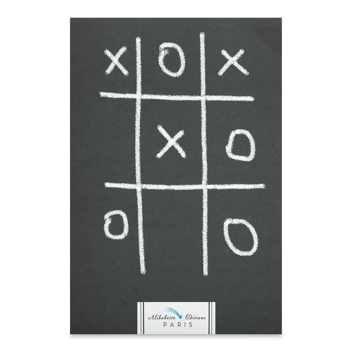 Alibabette Editions Paris - Morpion (Tic Tac Toe) - Art Book - 240 Pages, 8.25 By 5.7 Inches, Bodoni Binding Lays Flat When Open