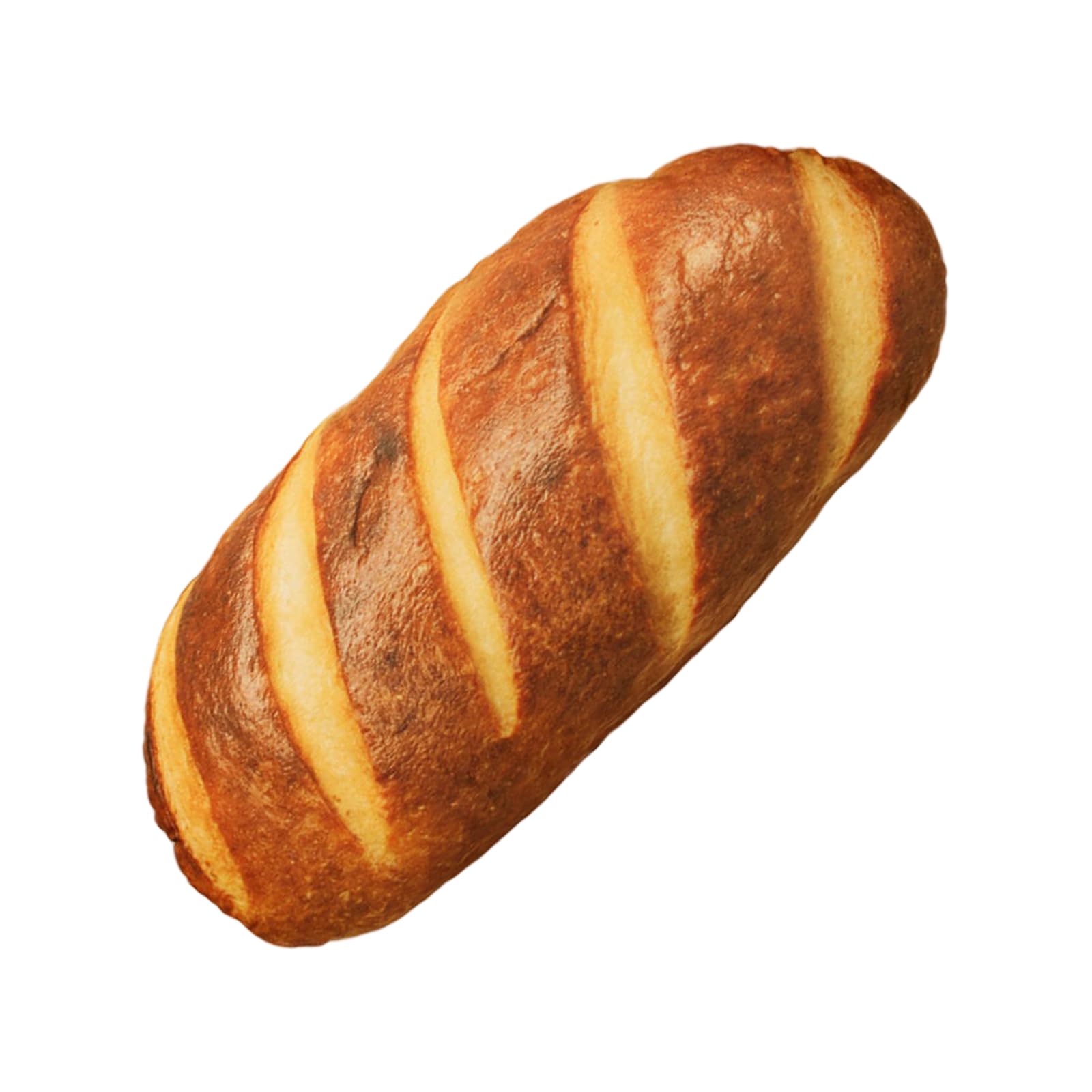 Zhidiloveyou Bread Pillow Funny Stuffed Bread Shaped Pillow Toy Gift For Kids Adults, 23.6 In