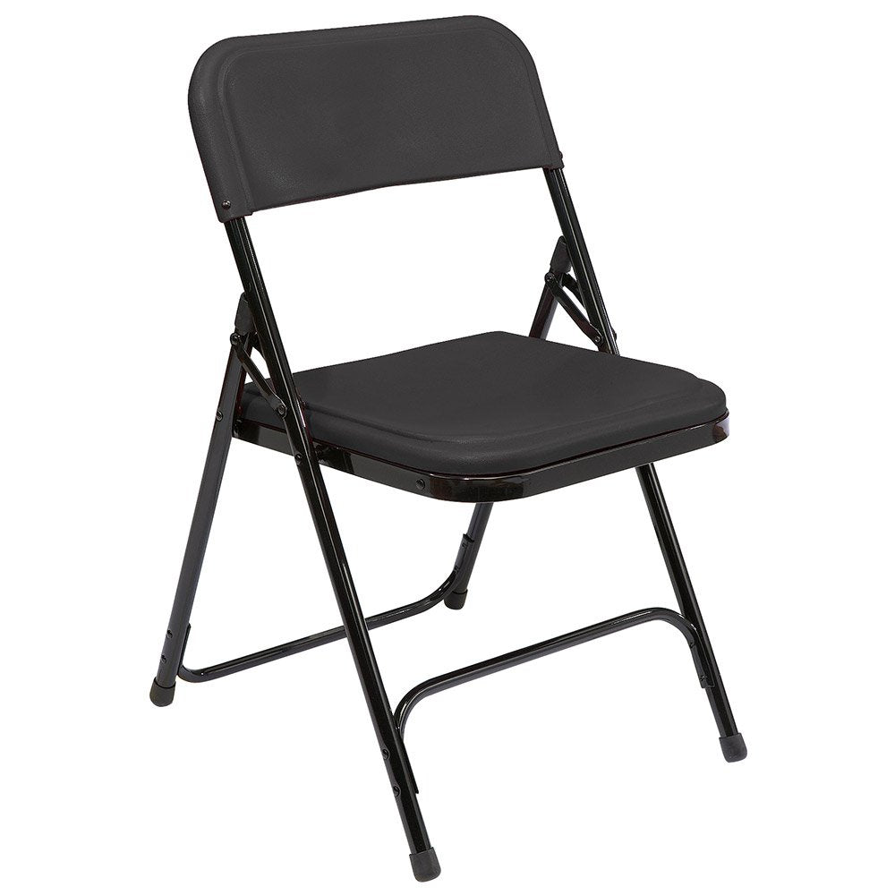 National Public Seating Premium Lightweight Blow Molded Folding Chair - 4 Pack