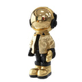 Dosker Astronaut Statues Spaceman Sculpture Polyresin Arts Gifts Gold Figurine Ornament Room Decor for Men,Home and Crafts Deskt