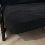 Octorose Full Size 54X75X8Inch 3 Side Zipper Classic Soft Micro Suede Futon Cover Slipcover Sofa Day Bed Mattress Cover Couch Pr