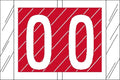 Tabbies Original Col'R'Tab 12000 Series Alpha Labels, Red, O', 1'H X 1-1/2'W, Heavy Duty & Fade-Resistant, Made In The Usa, 5