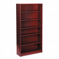 1870 Series Bookcase, 6 Shelves, 36W X 11-1/2D X 72-5/8H, Mahogany