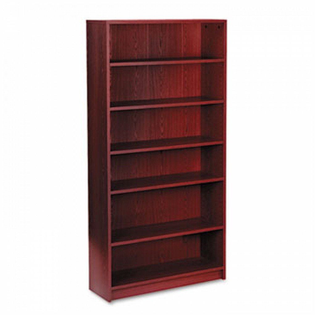 1870 Series Bookcase, 6 Shelves, 36W X 11-1/2D X 72-5/8H, Mahogany