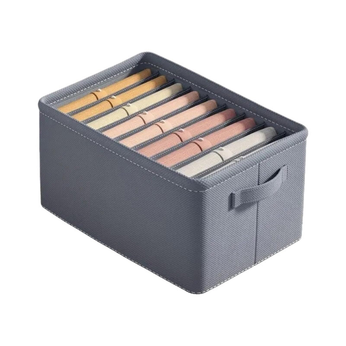 JTJIYN 3 Pcs 6/7/9 Grids Nonwoven Fabric with Partition Clothing Storage Boxes Home & Organization Wardrobe for Clothing