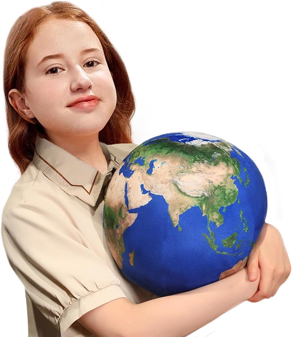 Xigui Ultra-Ealistic 3D Planet,Moon,Earth,The Sun,Pillow Plush Toys,For Kids Teens Adults, For Teachers And Parents, Educational