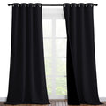 Nicetown High-End Thermal Curtains, Full Blackout Curtains 90 Inches Long For Dining Room, Soundproof Window Treatment Drapes Fo
