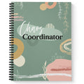 Softcover Chaos Coordinator 8.5' X 11' Funny Spiral Notebook/Journal, 120 College Ruled Pages, Durable Gloss Laminated Cover,