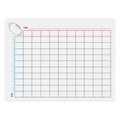 Football Pool Squares Dry Erase Board - Betting Bowl Game Scoreboard Chart For Super Office Party (100 Boxes, 9 X 12 Inch Board)