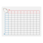 Football Pool Squares Dry Erase Board - Betting Bowl Game Scoreboard Chart For Super Office Party (100 Boxes, 9 X 12 Inch Board)