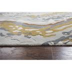 Rizzy Home Alora Decor Lapis 5' X 8' Gray/Medium Gray/Lt. Gray/Lt. Green Area Rug