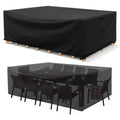 Hightquro Patio Furniture Covers Waterproof, Heavy Duty 600D Outdoor Furniture Covers For Outside Sectional Sofa Set,Tear Resist