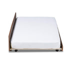 Baxton Studio Toveli Trundle Bed Ash Brown Wood Twin