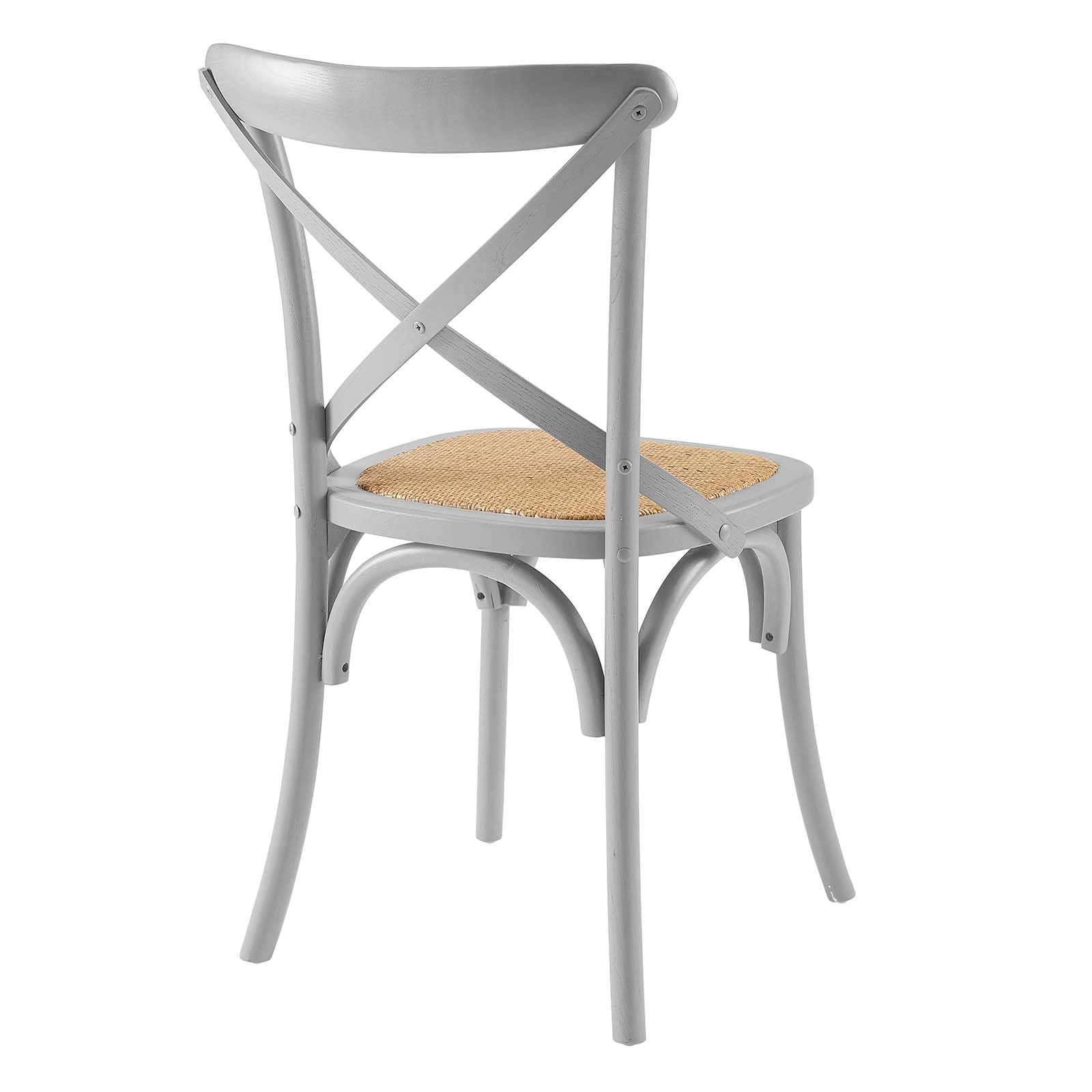 Modway Gear, Two Dining Side Chairs, Light Gray (Pack Of 2)