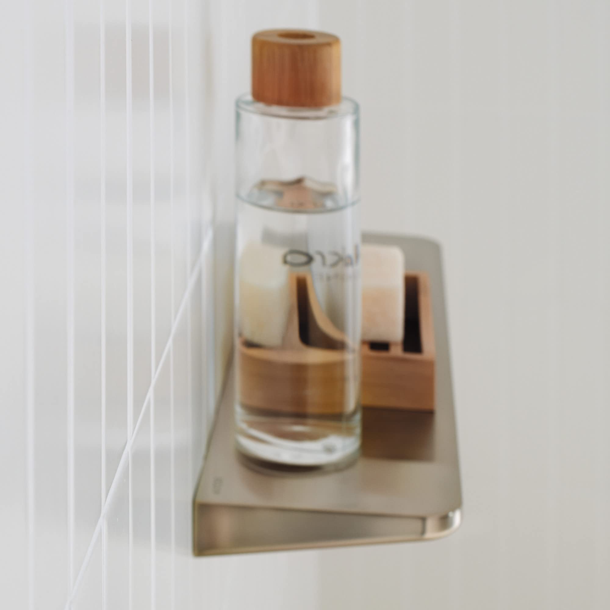 Axor Universal Circular 16-Inch Modern Shelf, 16'' In Chrome, 42844000