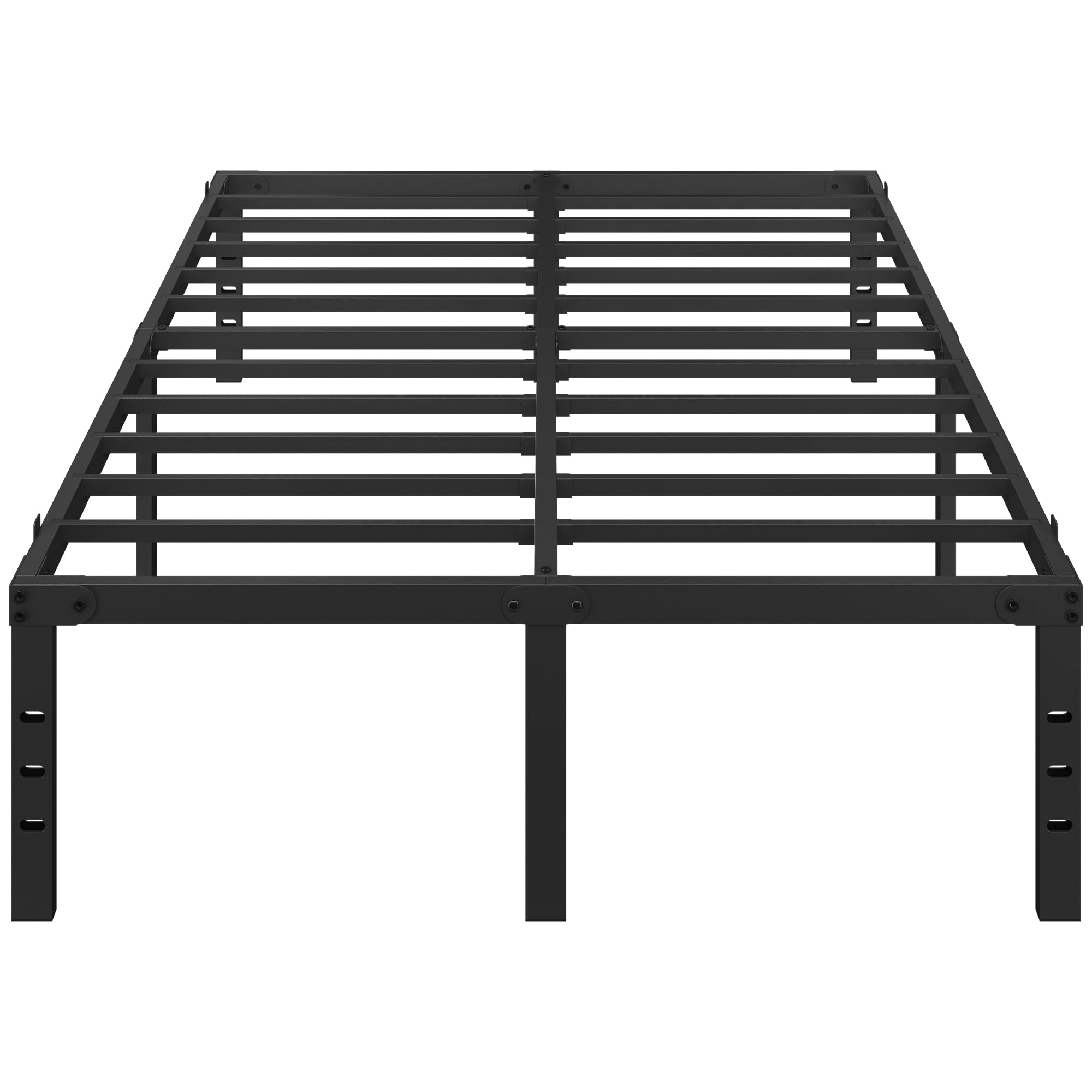 Yaheetech 16 Inch Full Bed Frames Heavy Duty Metal Platform Bed With Under Bed Storage, No Box Spring Needed, Easy Assembly, Sturdy Steel Slat Support, Black