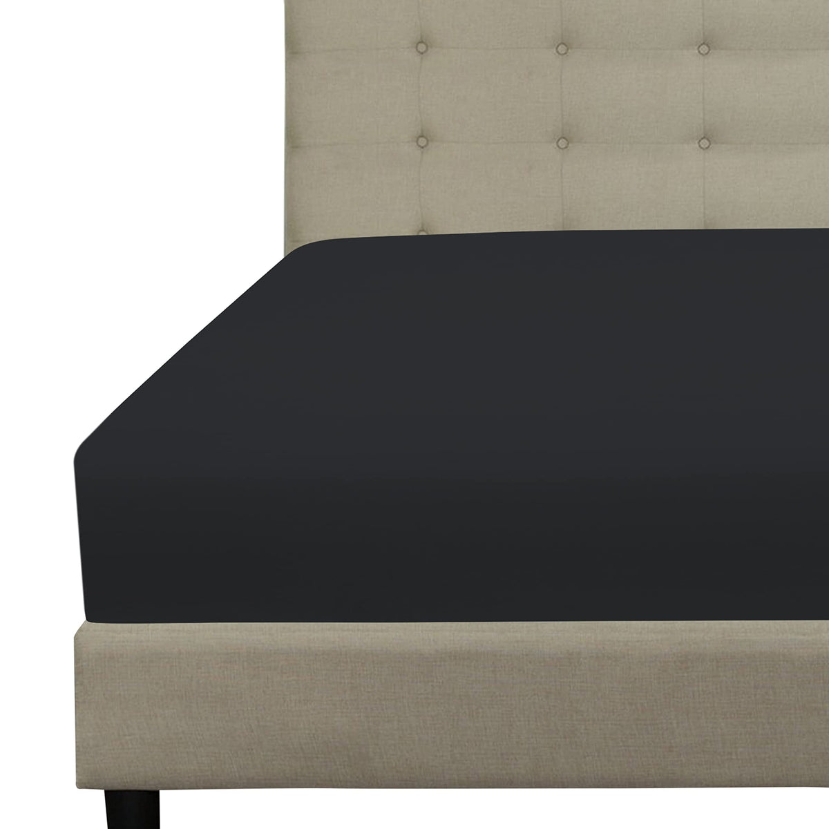 Royale Linens Fitted Sheet Twinxl - Brushed Hotel Quality 1800 Ultra-Soft Wrinkle & Fade Resistant - Bottom Sheet - Deep Pocket
