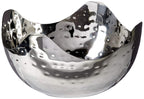 Elegance Hammered 6-Inch Stainless Steel Bowl, 6'' x 6'' x 3'',24 ounces,Silver